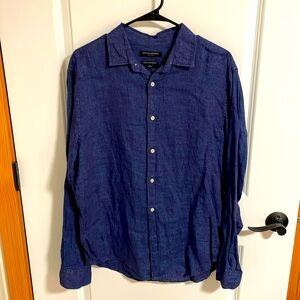 Linen button-up shirt